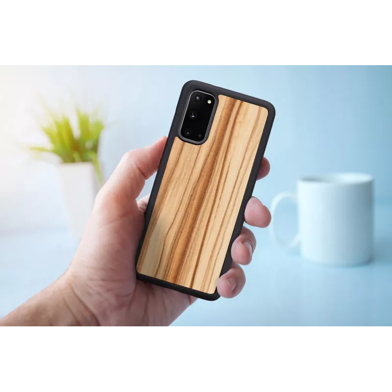Etui na telefon man and wood Galaxy S20 cappuccino Czarny — ochronne etui do smartfona Samsung Galaxy S20