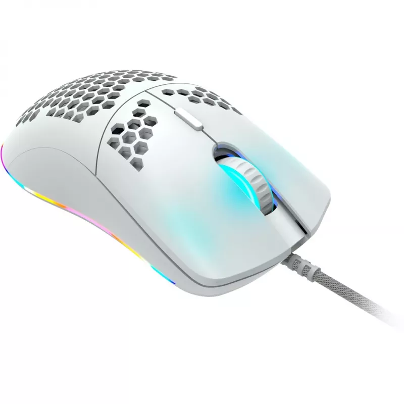CANYON Puncher GM-11, mysz gamingowa z 7 programowalnymi przyciskami, czujnik optyczny Pixart 3519, 4 poziomy DPI do 4200, trwałość przycisków 5 milionów kliknięć, kabel Ultraweave 1,65 m, stopki UPE