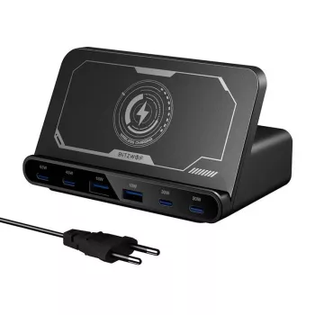Ładowarka BlitzWolf BW-S27 160W, 2×USB-A, 4×USB-C