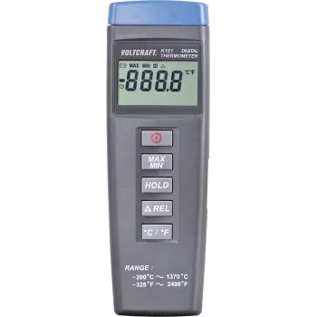 Voltcraft K101 przyrząd do pomiaru temperatury, Termometr -200 - +1370 °C typu K (307)