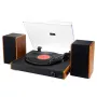 Gramofon z napędem paskowym Adler AD 1915 USB — talerz ceramiczny, 45 RPM, silnik DC, Bluetooth 5.4, wyjście USB, głośniki 2×10 W