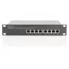 DIGITUS Gigabit Ethernet PoE Switch 8‑port PoE+ 10 inch rack, zasilanie PoE do 80 W