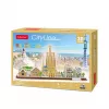 Puzzle 3D - Barcelona - Poziom trudności: 4/8