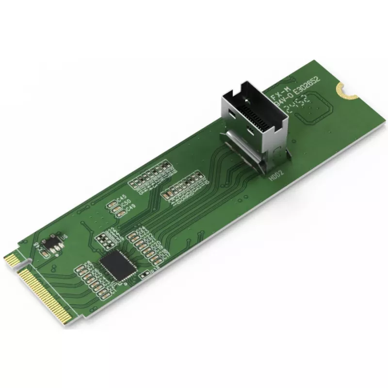 ICY DOCK - Adapter M.2 NVMe PCIe 4.0 SSD na 1 x SlimSAS 4i z Redriverem