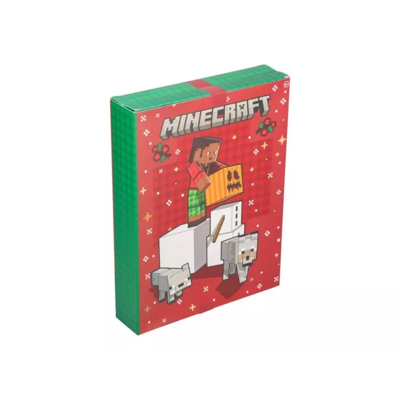 Kalendarz adwentowy Paladone Minecraft Stationery 24 dni — zestaw artykułów piśmiennych z 24 niespodziankami