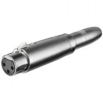 Wentronic Goobay Adapter XLR - gniazdo XLR (3-pin) > jack 6,35 mm-gniazdo (2-pin, mono) (27453)