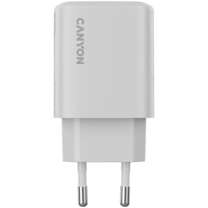 Ładowarka CANYON OnCharge 250 25W 1xPD 1xQC EU Biała