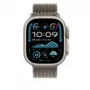 Pasek Apple 49mm Naturalny Tytanowy Pętla Mediolańska Średni Tytan