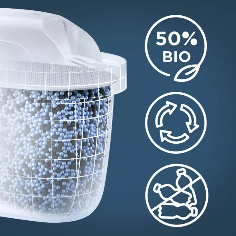 Dzbanek filtrujący wodę BRITA Style Essential 2,4 l grafitowy — dzbanek z wkładem MAXTRA, Smart Light, 1,4 l przefiltrowanej wody