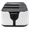 Qoltec 50309 stacja dokująca HDD SSD 2.5 3.5 | SATA III | USB 3.0 | Super speed 5Gb/s | z funkcją klonowania