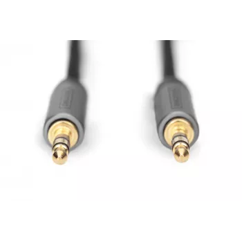 Kabel audio Digitus 3,5 mm jack na 3,5 mm jack 1,8 m czarny