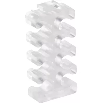 SilverStone SST-PP09, zestaw grzebieni do kabli, przezroczysty