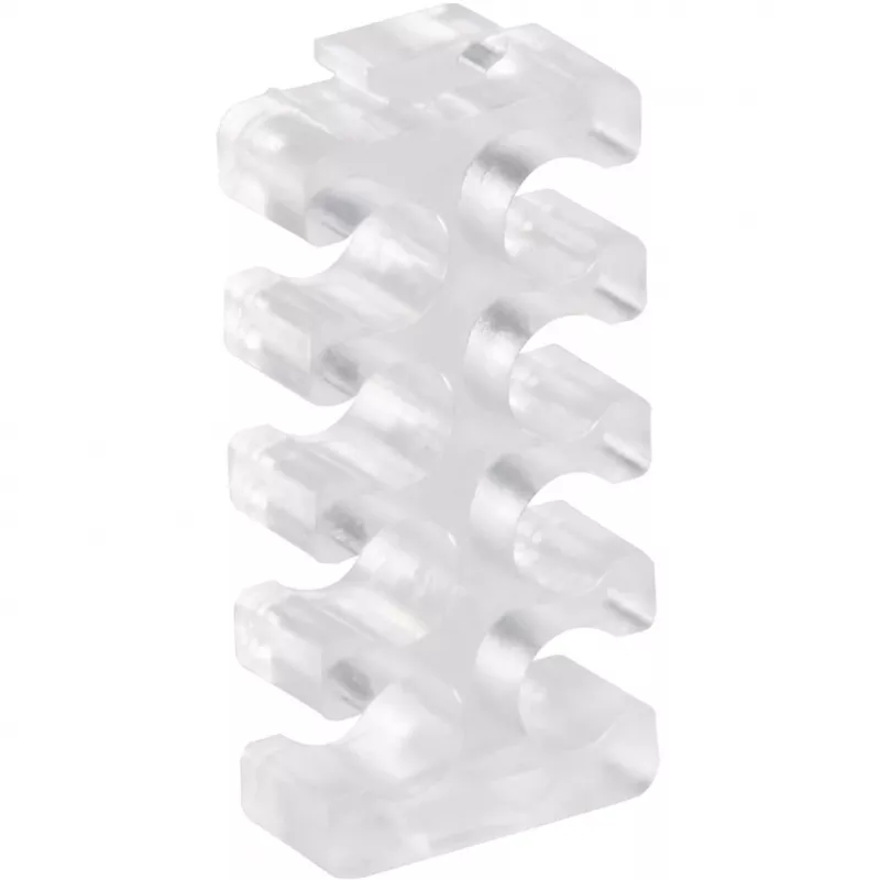 SilverStone SST-PP09, zestaw grzebieni do kabli, przezroczysty