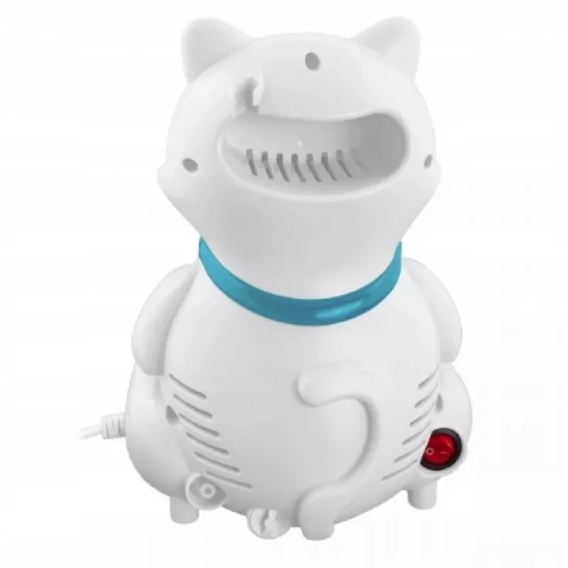 Stołowy nebulizator siateczkowy ESPERANZA ECN003 — przepływ powietrza 8 l/min, nebulizacja 0,4 ml/min, maks. napełnienie 10 ml, AC 220 V