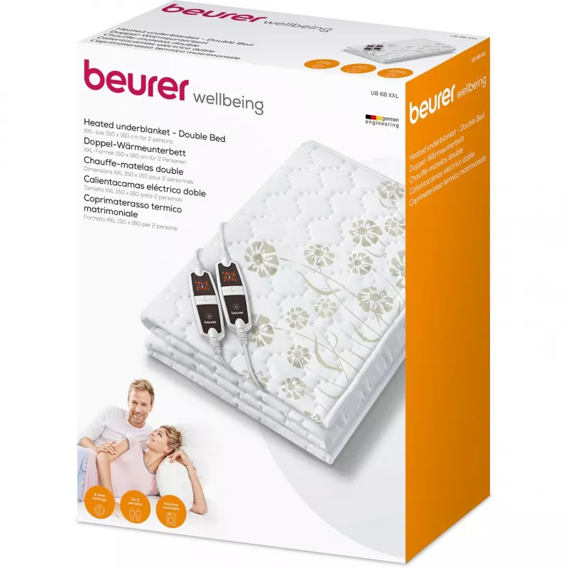 Podgrzewana podkładka na materac Beurer UB 68 XXL 150 x 160 cm dla 2 osób