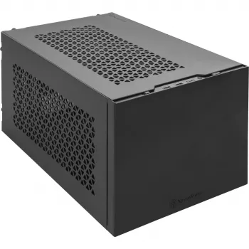 SilverStone SUGO SG15B - Cube - Mini-DTX - bez zasilacza (ATX / PS/2)