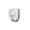 Chłodzenie powietrzne DeepCool AK500S Digital SE — 5 rurek cieplnych, wentylator 120 mm FDB, PWM, multi-LED, biały, obsługa gniazd Intel LGA1150 i AMD