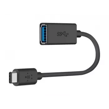 Belkin USB 3.0 Gniazdo 5 Gbit/s USB-C na USB-A 1m Szary (F2CU036BTBLK)