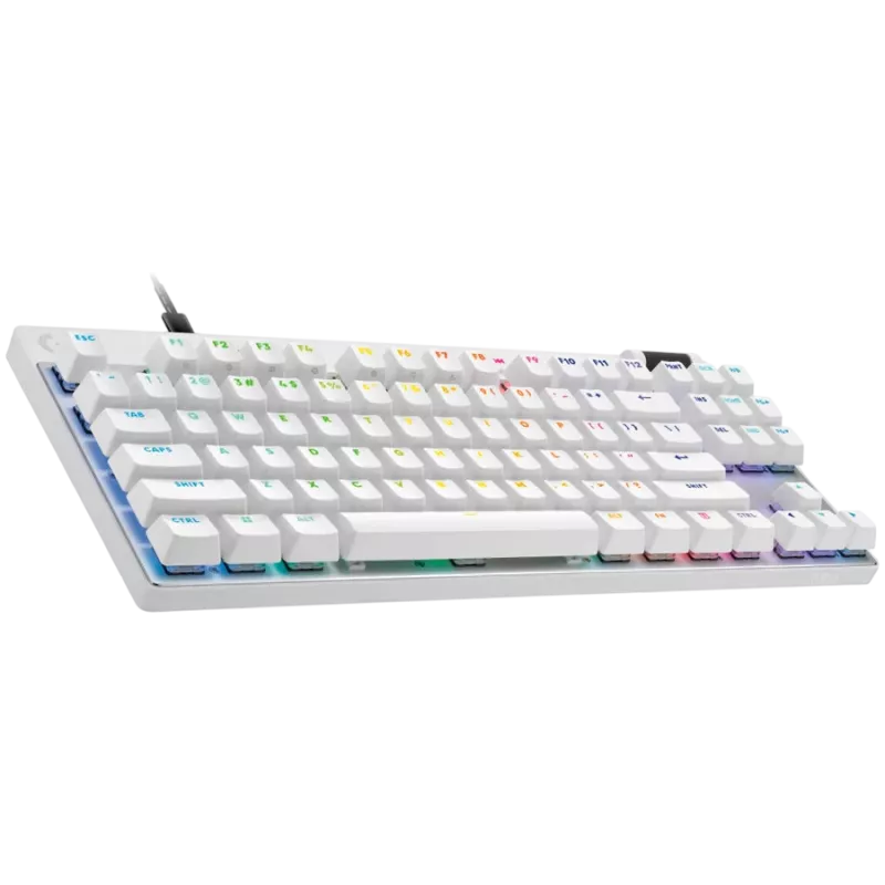 LOGITECH G PRO X TKL RAPID Klawiatura gamingowa - BIAŁA - US INT'L - USB - EMEA28i-935 - LINEAR