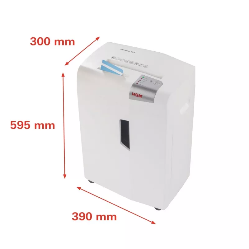 Niszczarka dokumentów HSM shredstar X13, 4 x 37 mm + osobny mechanizm do cięcia płyt CD