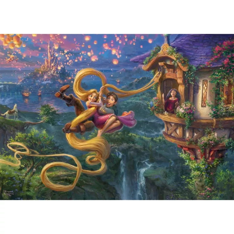 Puzzle 1000 elementów Schmidt Spiele Thomas Kinkade Studios “Rapunzel: Tangled Up in Love” – 1000 szt.