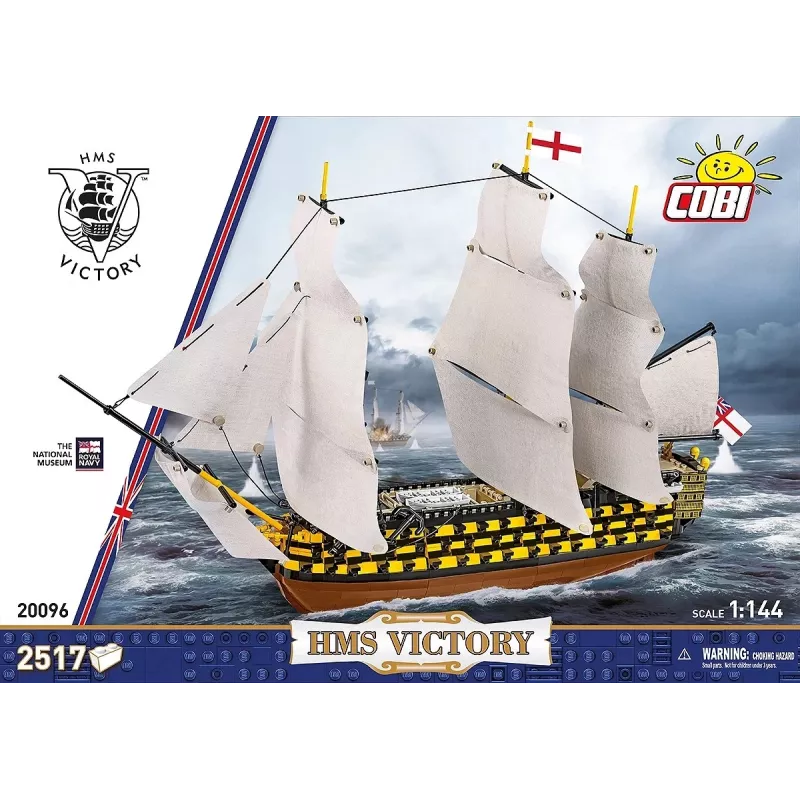 Zestaw konstrukcyjny Cobi HMS Victory — 2517 elementów, szczegółowy model historycznego żaglowca