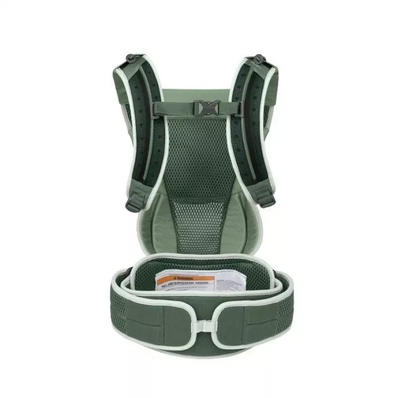 Nosidło dziecięce Osprey Poco Soft (model 10006178/818/O/S) w kolorze zielonym — stelażowe nosidło dla małych dzieci na wędrówki