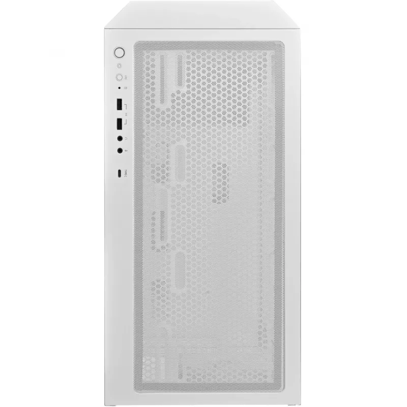 FARA 514X, biały tower-enclosure, szkło hartowane