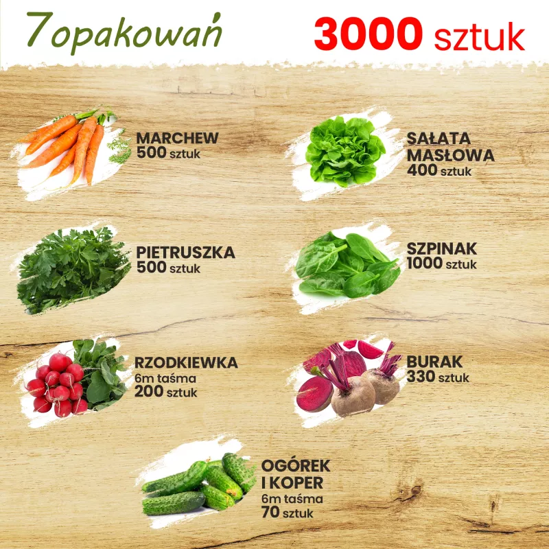 Zestaw nasion Toraf Summer Flavors - 7 opakowań