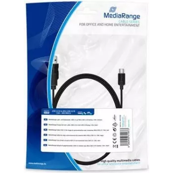 Kabel audio MediaRange MRCS189 1,5 m 3,5 mm czarny