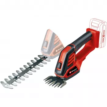 Bezprzewodowe nożyce do trawy Einhell GE-CG 18/100, 8 mm, 18 V, litowo-jonowe (Li-Ion), czarne, czerwone