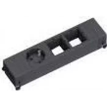 Bachmann POWER FRAME listwa zasilająca 0,2 m 1 gniazdo AC Wewnętrzna Czarny