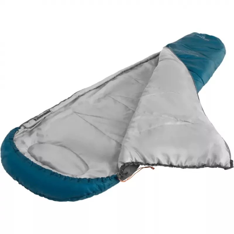 Śpiwór Easy Camp Starling Mummy Blue 8°C | 210 x 75 x 50 cm | -5 do 12 °C | Dwukierunkowy zamek z autoblokadą