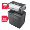 Rexel Momentum X406 niszczarka do papieru z cięciem krzyżowym P4, cięcie cząstkowe, 4 x 28 mm, 15 L, 125 arkuszy, 70 dB, przyciski