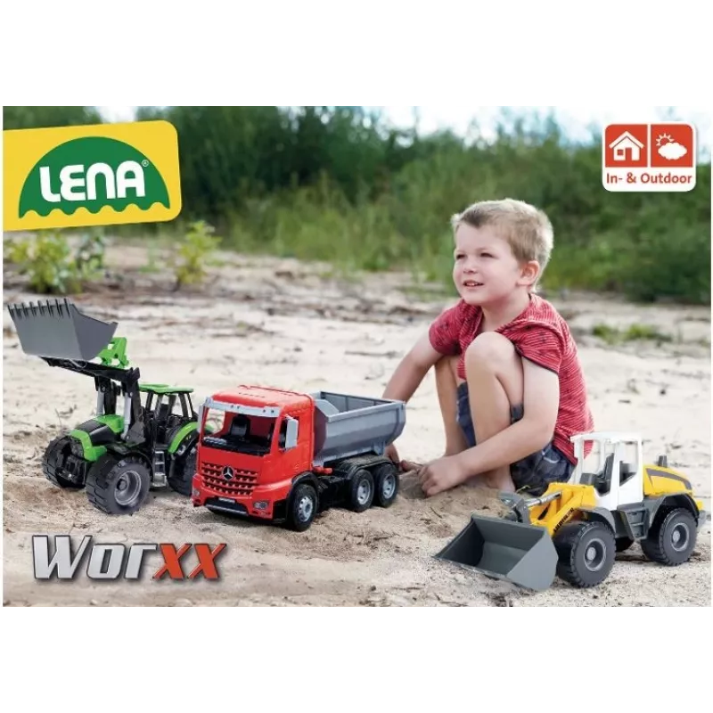 Ładowarka zabawkowa Lena WORXX, model 04612EC, wielokolorowa, dla dzieci od 3 lat