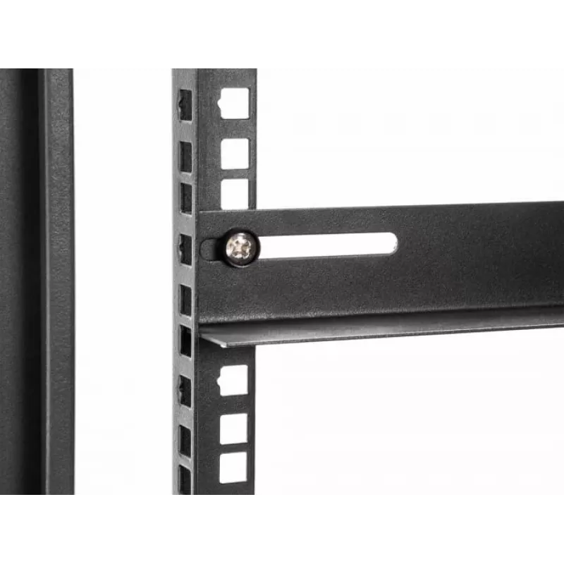 Uchwyt montażowy DeLOCK 19 cali 450x40mm 2 sztuki Czarny Metal