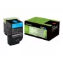 Lexmark 702C R kaseta z tonerem 1 szt. Oryginalny cyjan