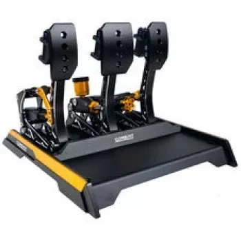 Zestaw pedałów CONSPIT CPP EVO 3 V2 z hydraulicznym cylindrem hamulca i sprzęgłem - czarny
