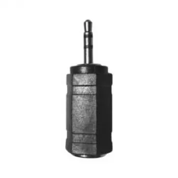 Adapter zestawu słuchawkowego stereo LOGILINK GA1103 — gniazdo mini jack stereo 3,5 mm (żeńskie) na wtyk micro stereo (męski), czarny