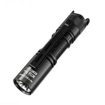 Latarka ręczna Nitecore MT1A Pro — LED 50 lm, USB, akumulatorowa, 1100 mAh, aluminium, wodoszczelna, odporna na wstrząsy, czarna