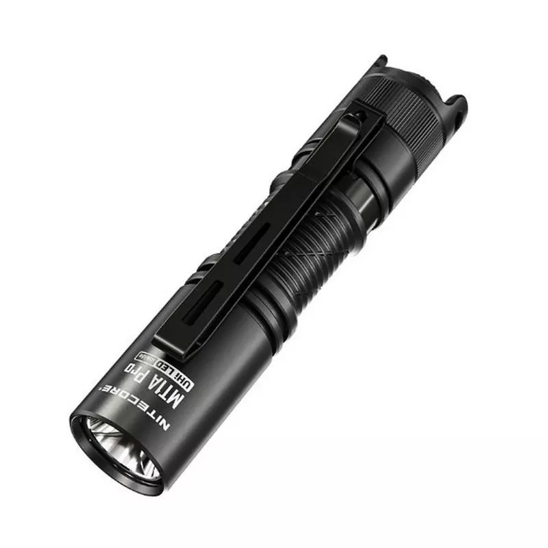 Latarka ręczna Nitecore MT1A Pro — LED 50 lm, USB, akumulatorowa, 1100 mAh, aluminium, wodoszczelna, odporna na wstrząsy, czarna