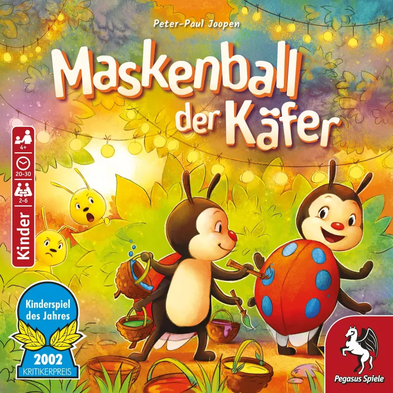 Maskenball der Beetle, gra planszowa Dziecięca Gra Roku 2002