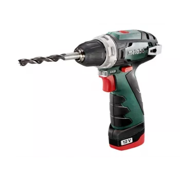 Wiertarka pistoletowa Metabo PowerMaxx BS Basic 1400 obr./min, czarna, zielona