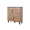 Zestaw mebli do salonu Cama LOTTA 2 (kredens 150 2D3DR + kredens 110 2D4DR + witryna 120 + stolik kawowy 110)