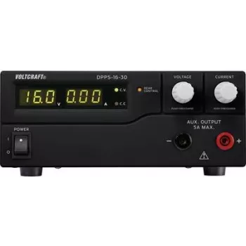 VOLTCRAFT DPPS-16-30 Zasilacz laboratoryjny, regulowany 1 - 16 V/DC 0 - 30 A 480 W USB programowalny Ilość wyjść 1 x (DPPS-16-30)