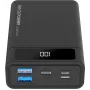 RealPower PB-20k PD - Czarny - Zestaw słuchawkowy - MP3/MP4 - Telefon/Smartfon - Smartwatch - Tablet - Prostokąt - 20000 mAh - USB - 74 Wh (306949)