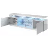 szafka RTV EVA 180x40x56 biały/biały połysk