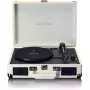 Gramofon z napędem paskowym Lenco TT-115CR kremowy — walizkowy odtwarzacz płyt, nagrywanie USB, Bluetooth 5.0, 33/45/78 RPM