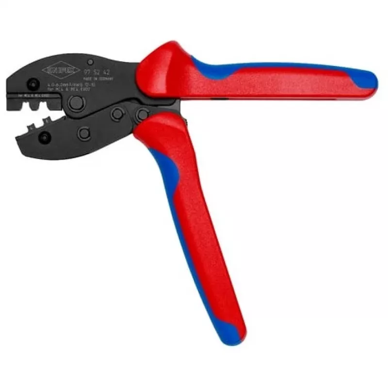 Szczypce zaciskowe Knipex PreciForce 97 52 42 — do złączy solarnych MC4 EVO2