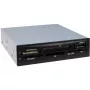 Inter-Tech Nitrox Multi Card Reader CI-02 - Czytnik kart - 8,9 cm (3,5 inch) (CF I, CF II, MS, MS PRO, Microdrive, MMC, SD, MS Duo, xD, MS PRO Duo, TransFlash, microSD, SDHC, MS Micro)